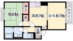 網干駅 徒歩44分 1階の物件間取画像